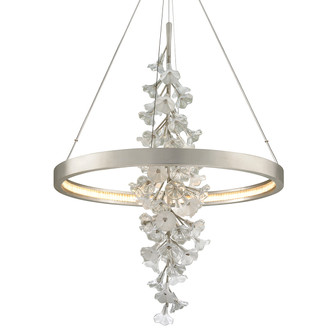 Jasmine LED Chandelier in Silver Leaf (68|26972SL)