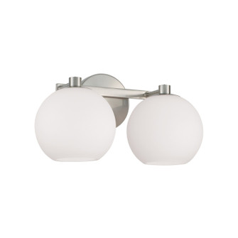 Ansley Two Light Vanity in Brushed Nickel (65|152121BN548)