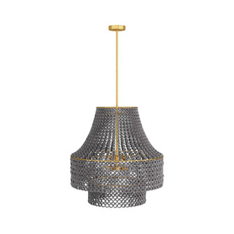 Hannie Eight Light Chandelier in Gray Wash (314|DMS02)