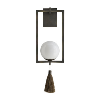Trapeze One Light Wall Sconce in Aged Bronze (314|DB49014)