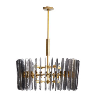 Klaus Eight Light Chandelier in Smoke (314|89066)