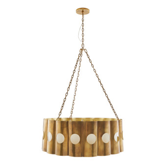 Sacramento Three Light Chandelier in Antique Brass (314|84070)