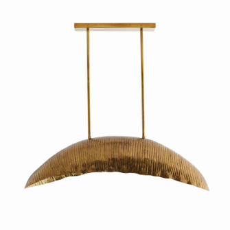 Ozark Four Light Pendant in Vintage Brass (314|44789)