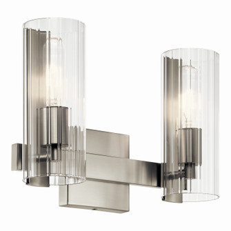 Jemsa Two Light Vanity in Brushed Nickel (12|55167NI)