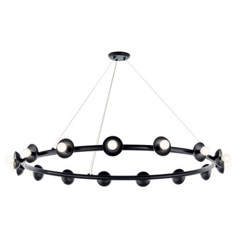 Palta 15 Light Chandelier in Black (12|52644BK)