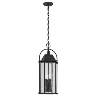 Harbor Row Four Light Outdoor Pendant in Textured Black (12|49718BKT)