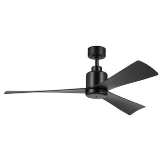 TRUE 52''Ceiling Fan in Satin Black (12|310452SBK)
