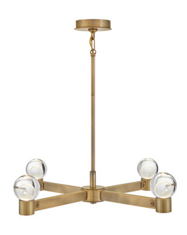 Lyric LED Chandelier in Heritage Brass (138|FR41545HB)