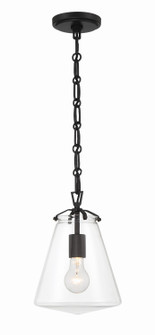 Voss One Light Mini Pendant in Matte Black (60|VSS7003MK)