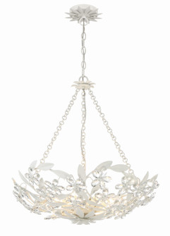 Marselle Six Light Chandelier in Matte White (60|MSL306MT)