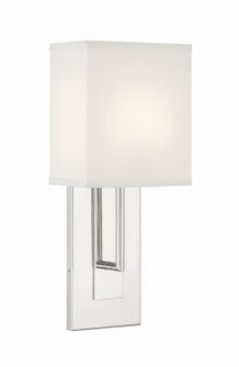Brent One Light Wall Sconce in Polished Nickel (60|BREA3631PN)