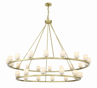 Aragon LED Chandelier in Soft Brass (60|ARA10269SBST)