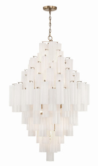 Addis 20 Light Chandelier in Aged Brass (60|ADD319AGWH)