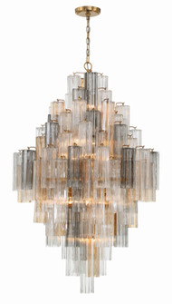 Addis 20 Light Chandelier in Aged Brass (60|ADD319AGAU)