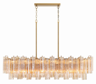 Addis 14 Light Chandelier in Aged Brass (60|ADD317AGAM)