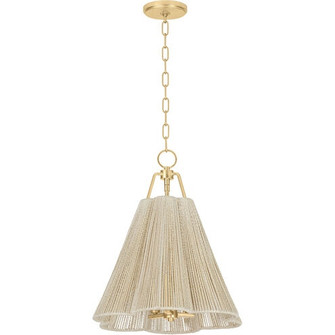 Sonoma Three Light Pendant in Vintage Gold Leaf (67|F3418VGL)