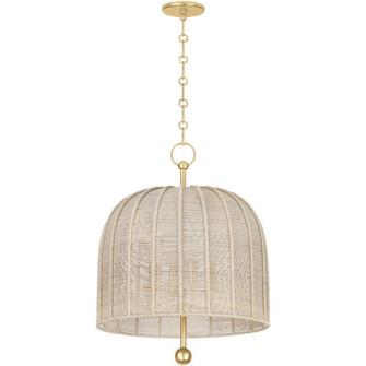 Lonnie Four Light Pendant in Vintage Gold Leaf (67|F1620VGL)
