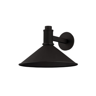 Elani One Light Outdoor Wall Sconce in Textured Black (67|B1410TBK)