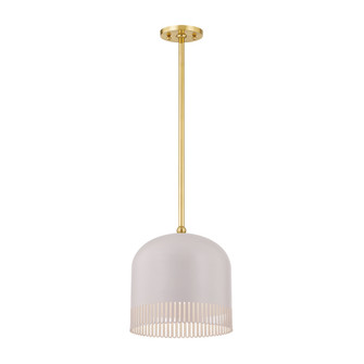 Liba One Light Pendant in Aged Brass (428|H884701SAGBSPG)