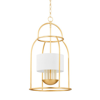 Delia Four Light Lantern in Vintage Gold Leaf (428|H871704VGL)