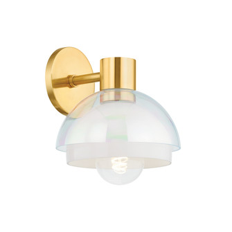 Modena One Light Wall Sconce in Aged Brass (428|H844101AGB)