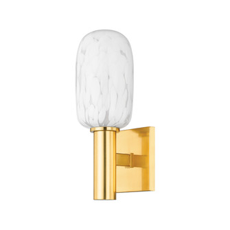 Abina One Light Wall Sconce in Aged Brass (428|H841101AGB)