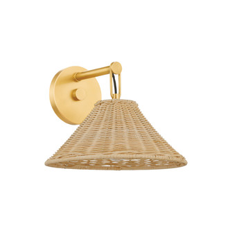 Dalia One Light Wall Sconce in Aged Brass (428|H831101AGB)