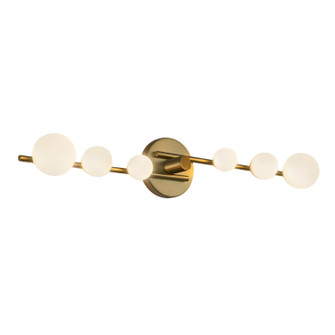 Cypress LED Vanity in Brushed Gold/Opal Glass (347|VL55529BGOP)