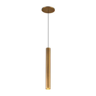 Mason LED Pendant in Vintage Brass (347|PD90414VB)