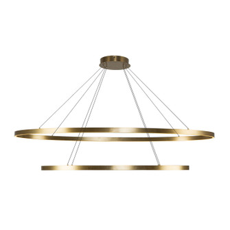 Ovale LED Chandelier in Brushed Gold (347|CH79253BG)