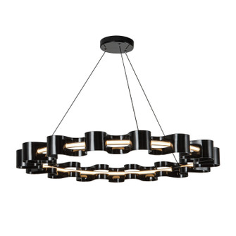 Nami LED Chandelier in Glossy Black (347|CH18035GBK)