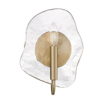 Samara One Light Wall Sconce in Modern Brass (62|11401WMBSHWG)