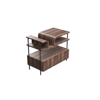 Cascade Bedside Table in American Walnut (486|F102918)