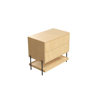 Clean Bedside Table in Maple (486|F102834)