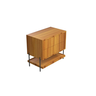 Clean Bedside Table in Teak (486|F102812)