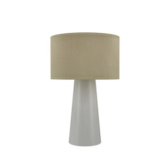 Conical One Light Table Lamp in Organic White (486|709447)