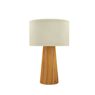 Conical One Light Table Lamp in Teak (486|709412)