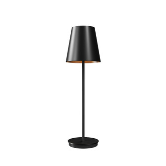 Conical One Light Table Lamp in Organic Black (486|708846)