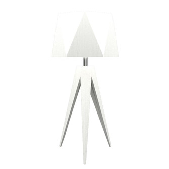 Facet One Light Table Lamp in Organic White (486|704847)