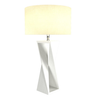 Spin One Light Table Lamp in Organic White (486|704447)