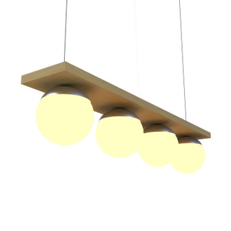 Sfera Four Light Pendant in Organic Gold (486|62349)