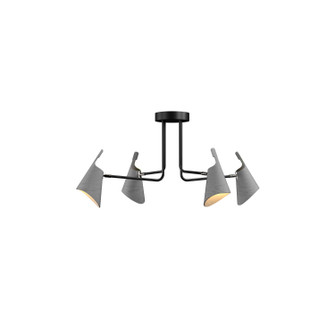 Balance Four Light Ceiling Mount in Organic Grey (486|510550)