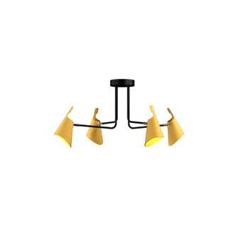 Balance Four Light Ceiling Mount in Organic Gold (486|510549)