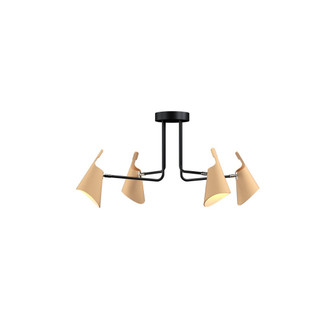 Balance Four Light Ceiling Mount in Organic Cappuccino (486|510548)