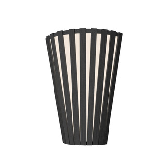 Slatted One Light Wall Lamp in Organic Grey (486|45650)