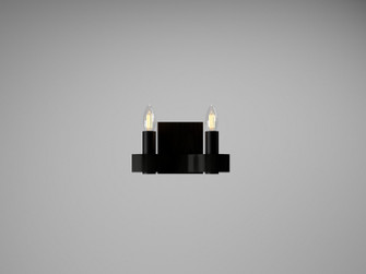 Facet One Light Wall Lamp in Charcoal (486|420344)