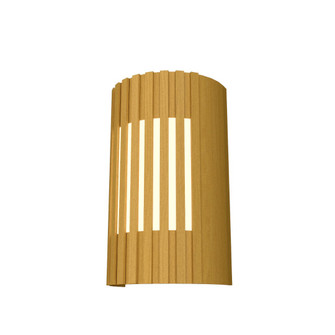 Slatted Two Light Wall Lamp in Organic Gold (486|42049)
