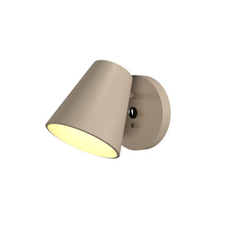 Conical One Light Wall Lamp in Organic Cappuccino (486|419948)
