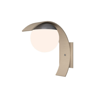 Sfera One Light Wall Lamp in Organic Cappuccino (486|41648)