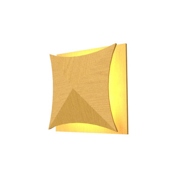 Facet LED Wall Lamp in Organic Gold (486|4063LED49)
